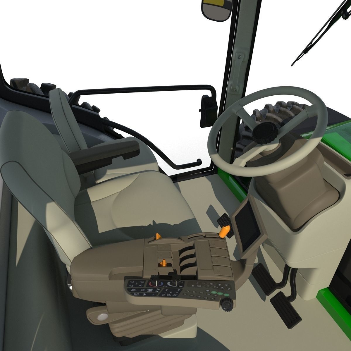 Tractor John Deere 8RT 3D model_11