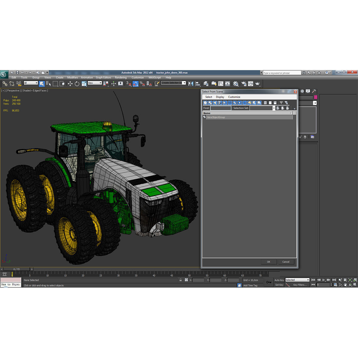 Tractor John Deere 8RT 3D model_16