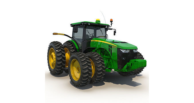 Tractor John Deere 8RT 3D model
