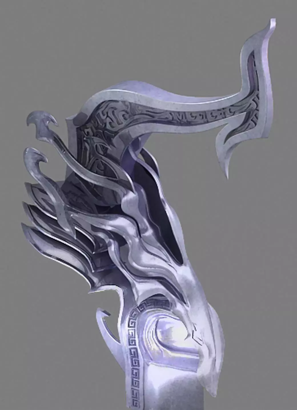 Tang Magic Palace - decorative roof 02 3D model_0