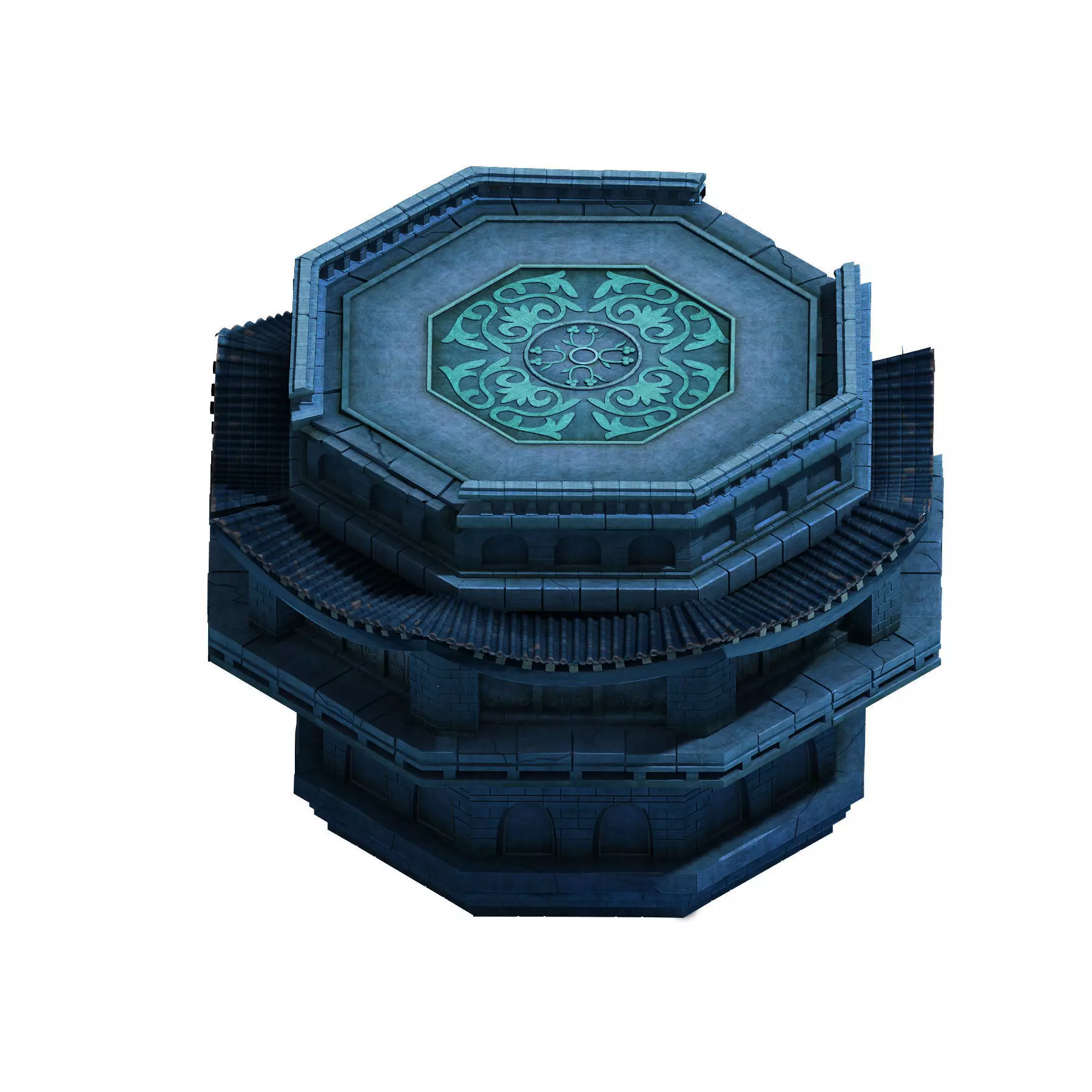 Tang Magic Palace - Religion - P Plus Platform 01 3D model_0