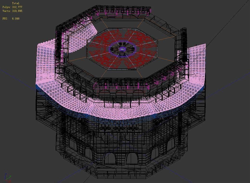 Tang Magic Palace - Religion - P Plus Platform 01 3D model_3