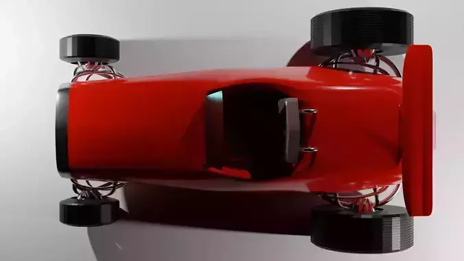 Stylized Red Car