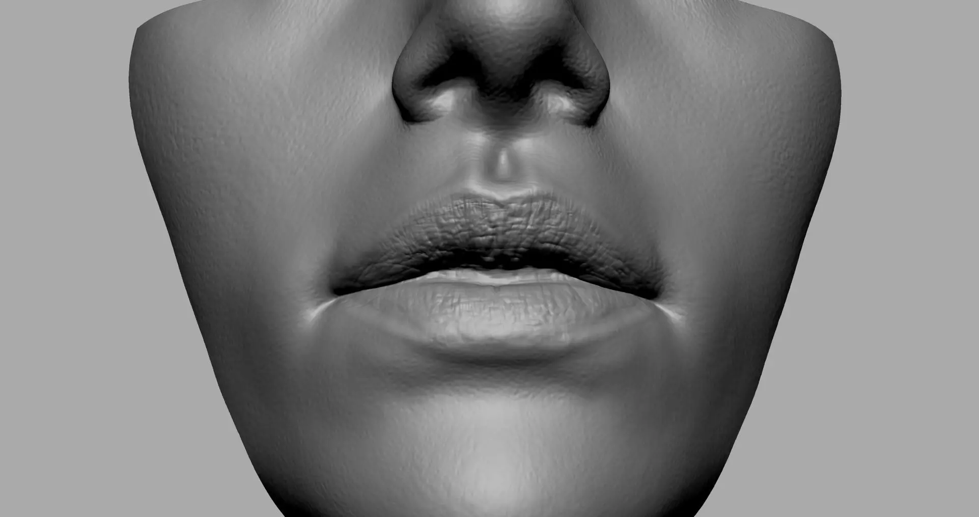 Female Lip 3D print model_0