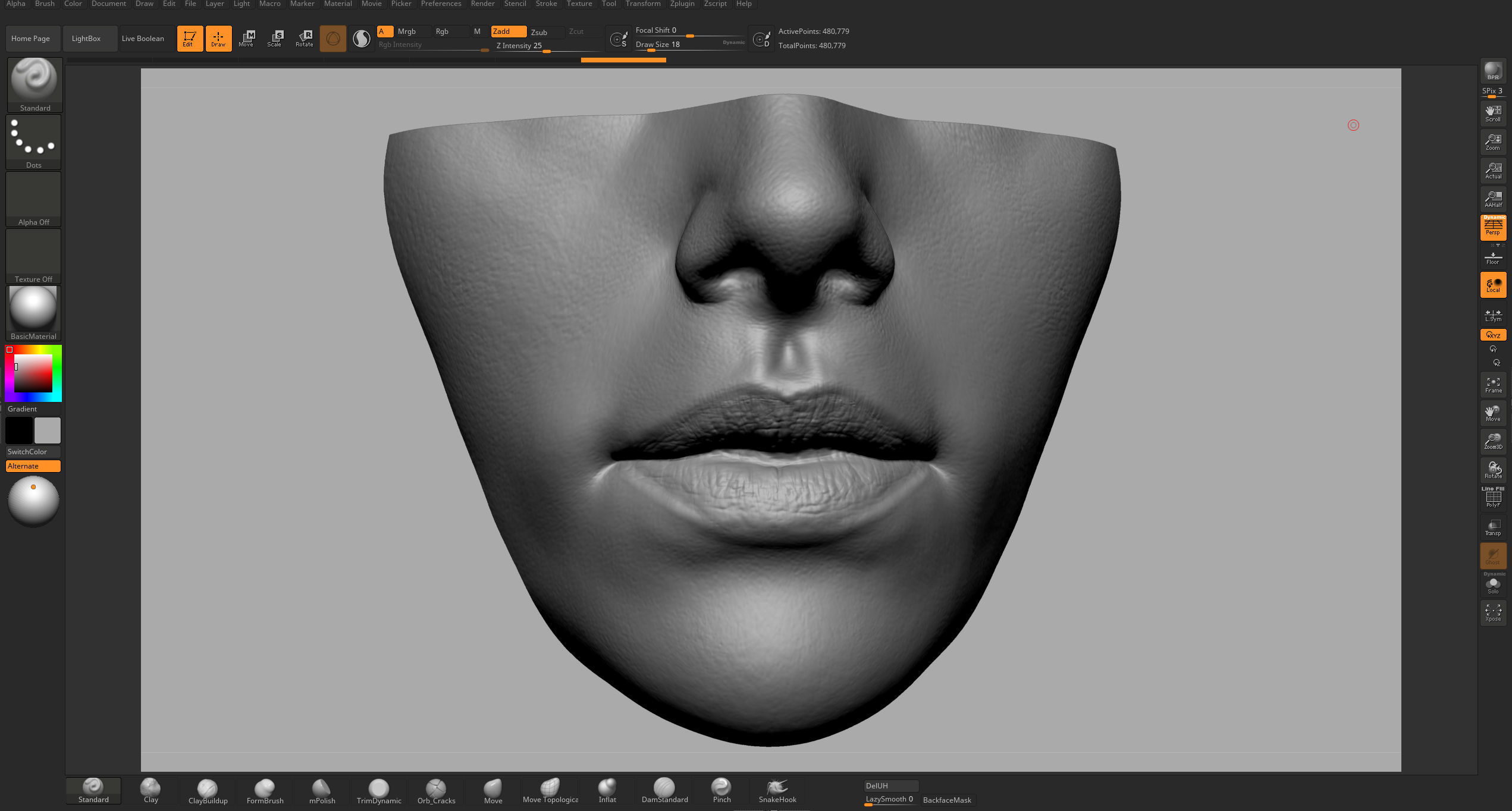 Female Lip 3D print model_7