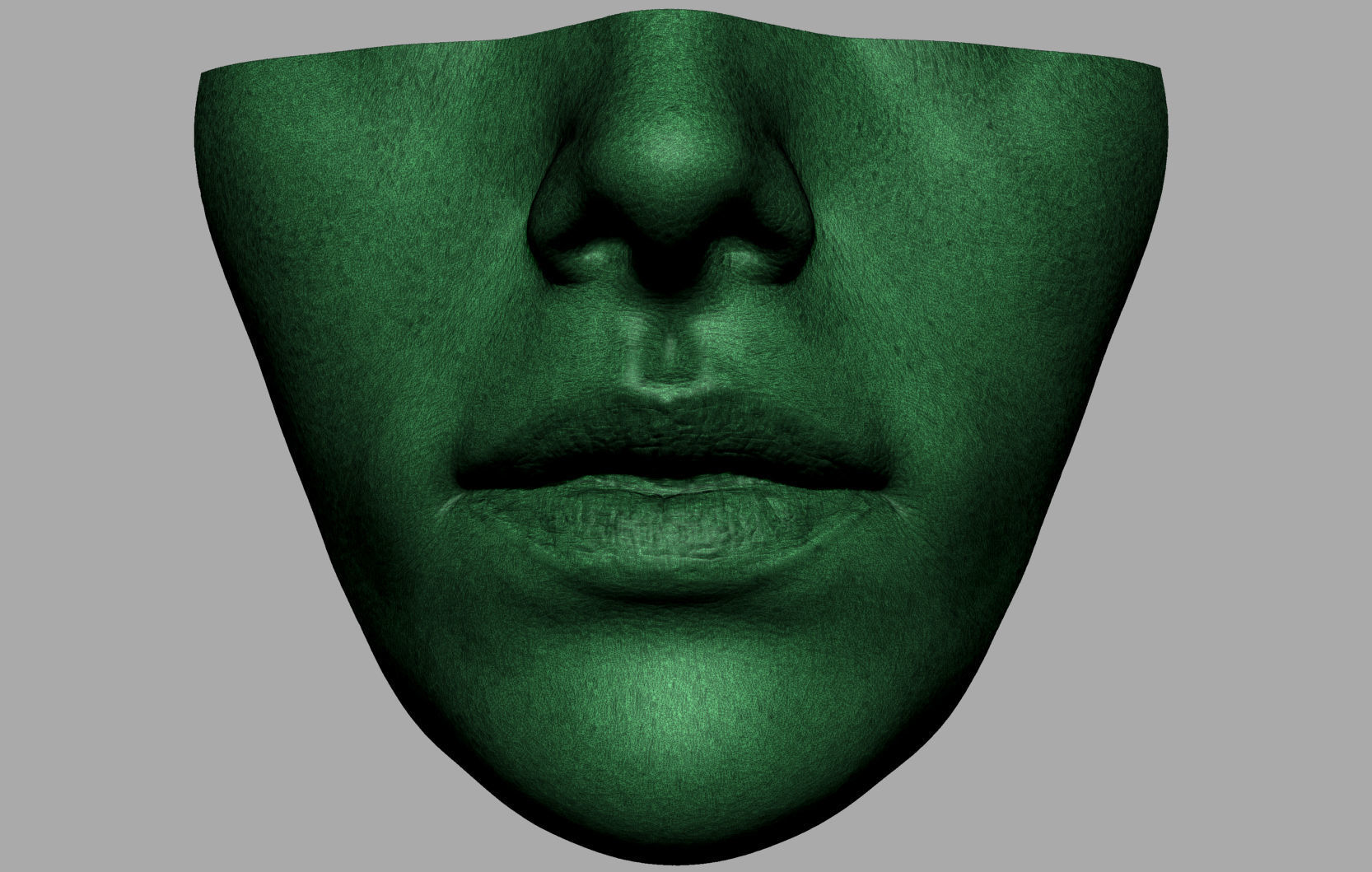 Female Lip 3D print model_6