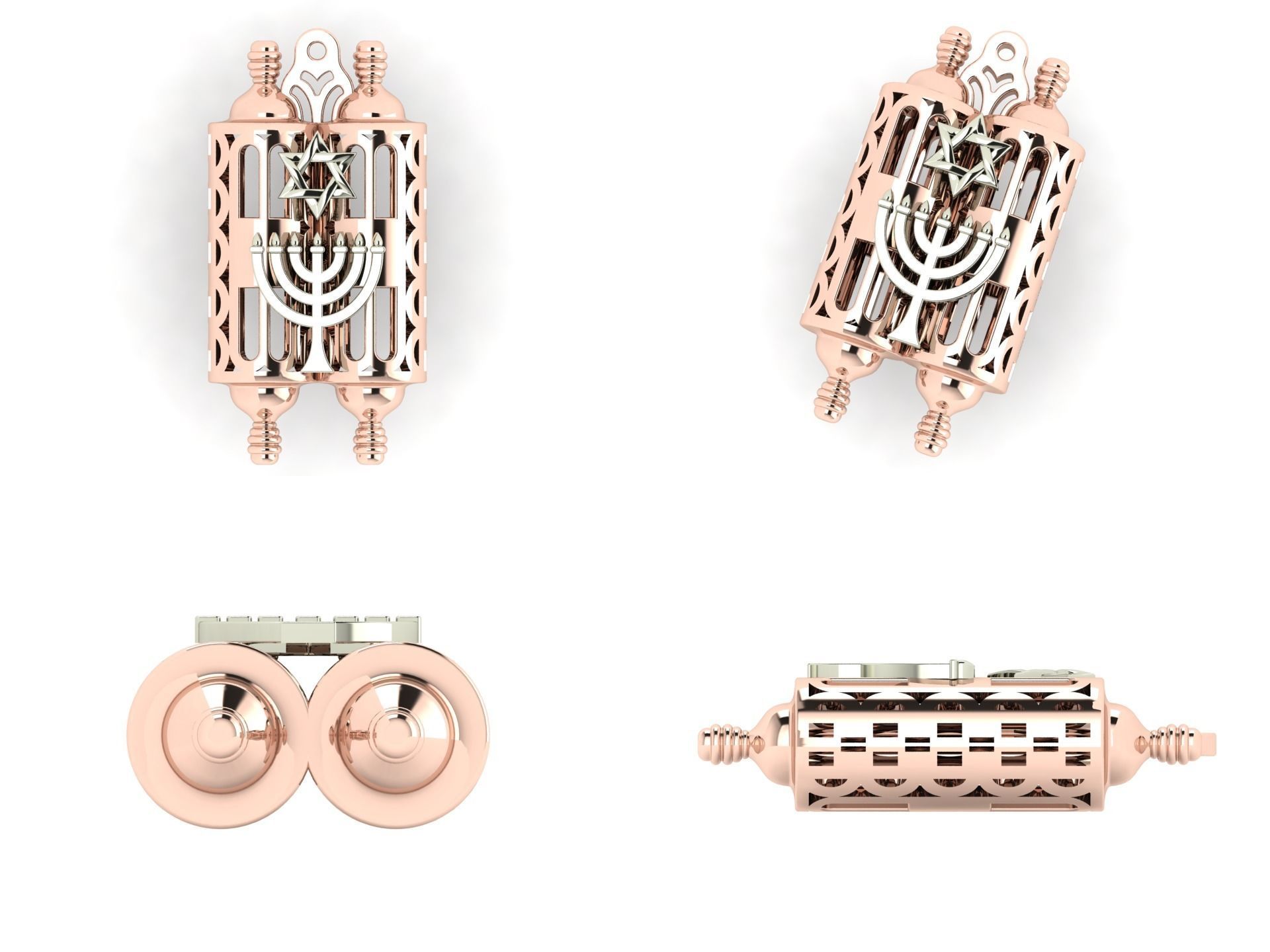 pendant akr 10 3D print model_4