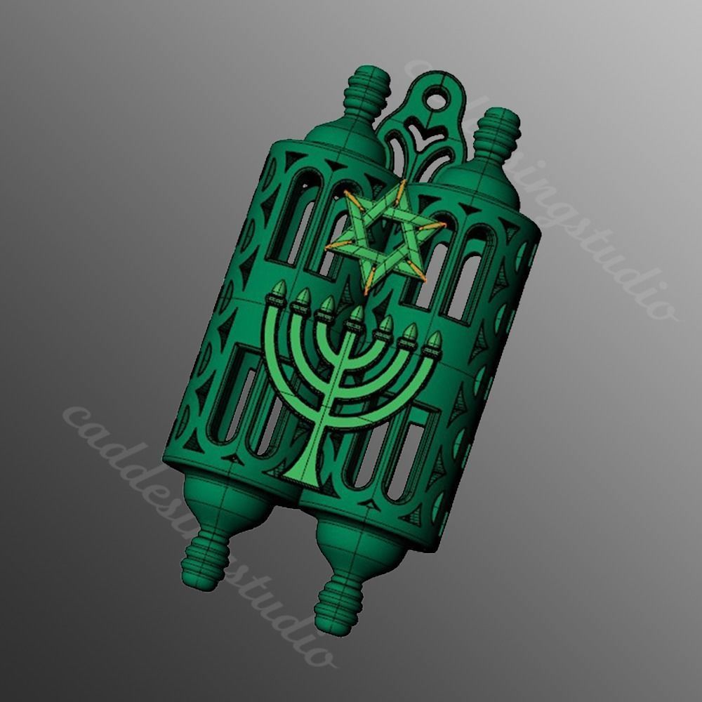 pendant akr 10 3D print model_2