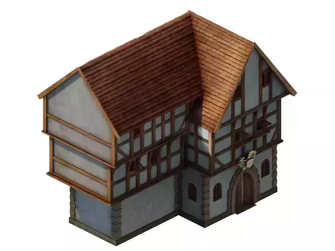 Tang Horse Racing Area - House 02 3D model