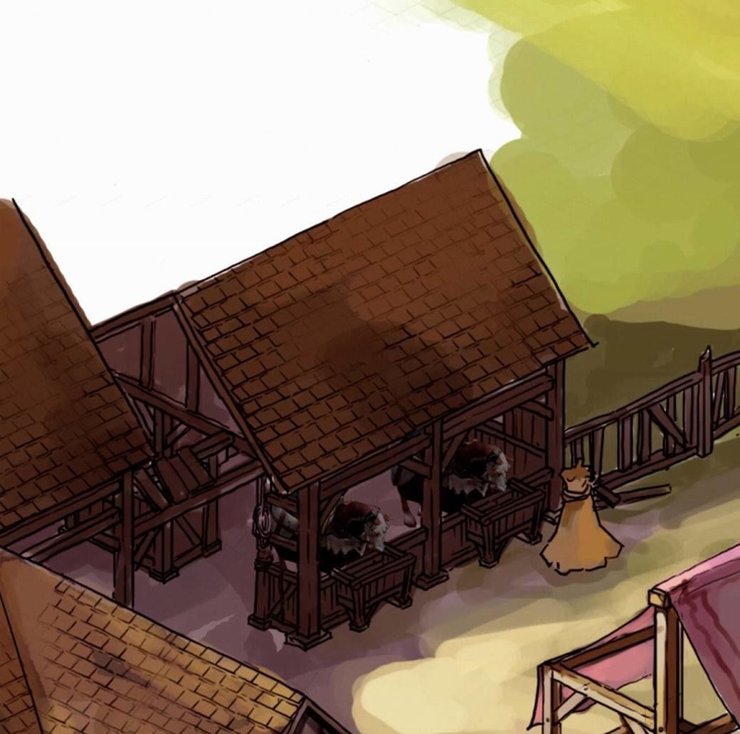 Tang Horse Racing Area - House 03 3D model_2