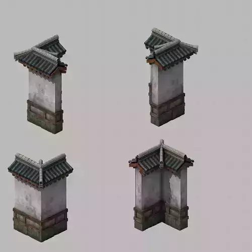 Tang Courtyard - Wall 2701