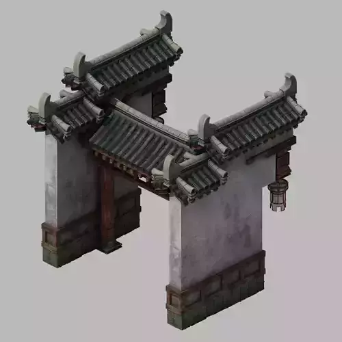 Tang Courtyard - Wall 2702