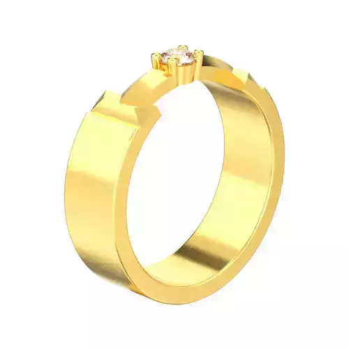 Tiffany Co T True Diamond Link Ring 3D print model