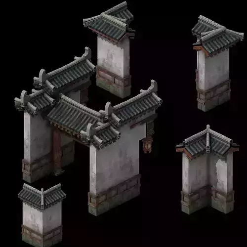 Tang Courtyard - fence - wicket 01