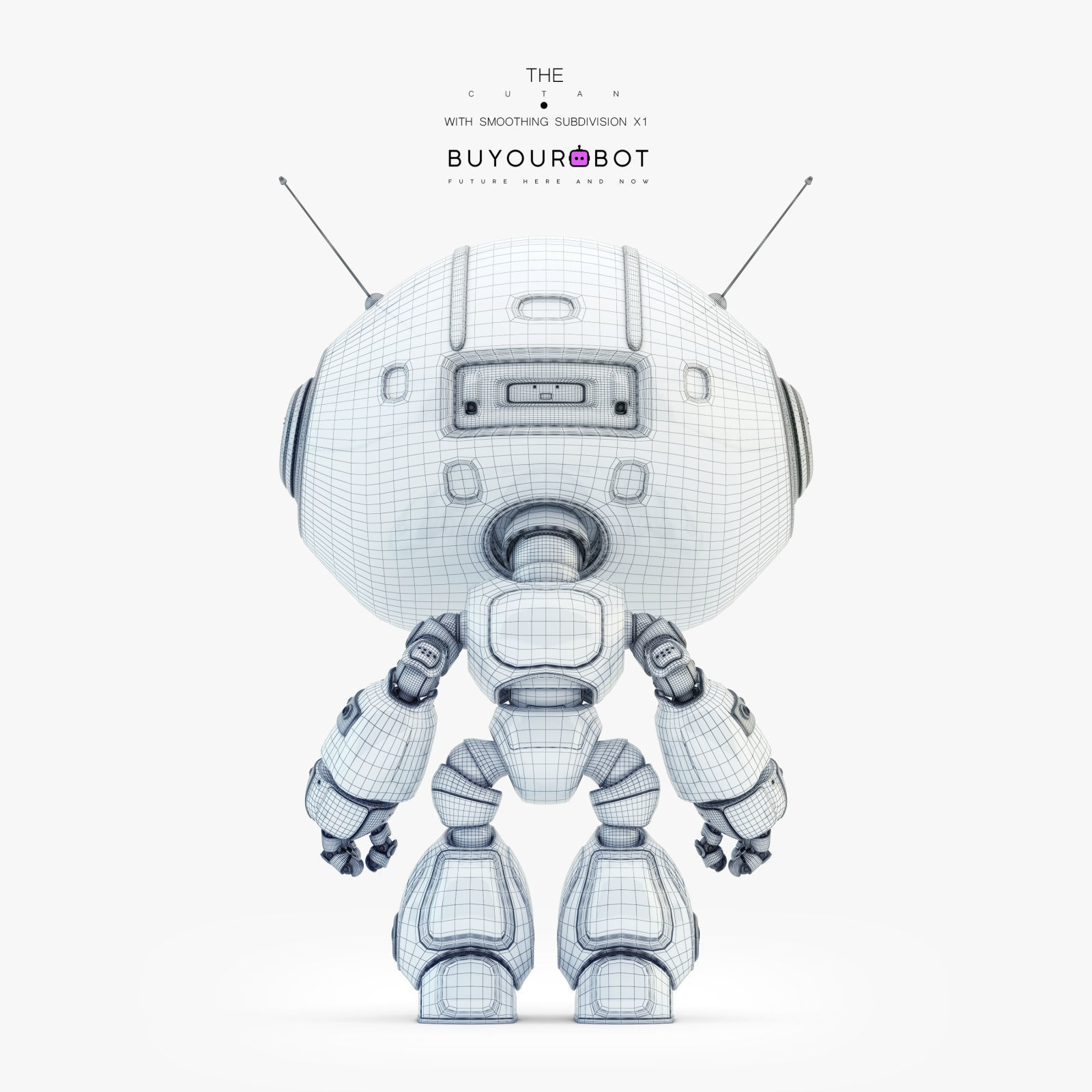 CUTE ROBOT XII 3D model_7