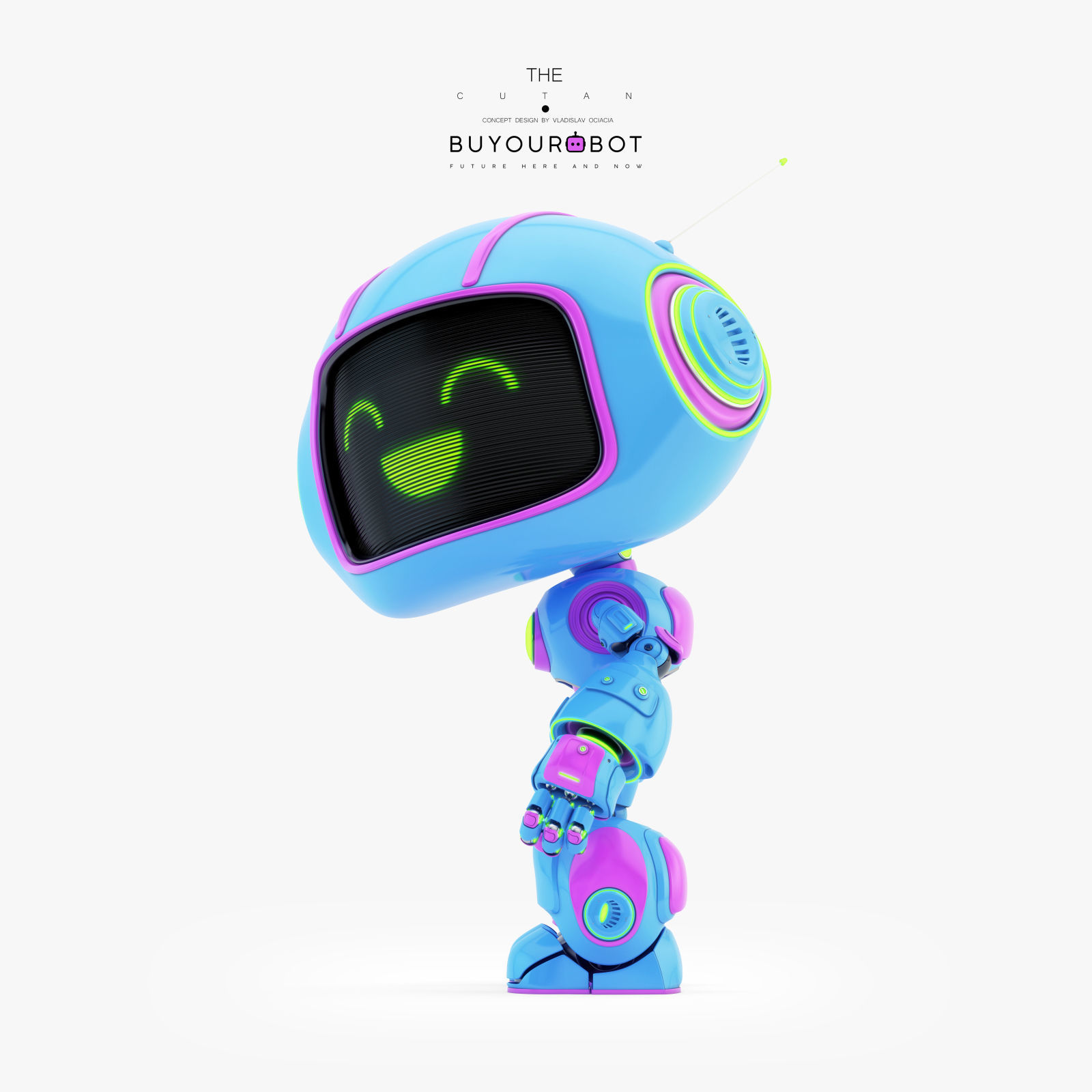 CUTE ROBOT XII 3D model_1