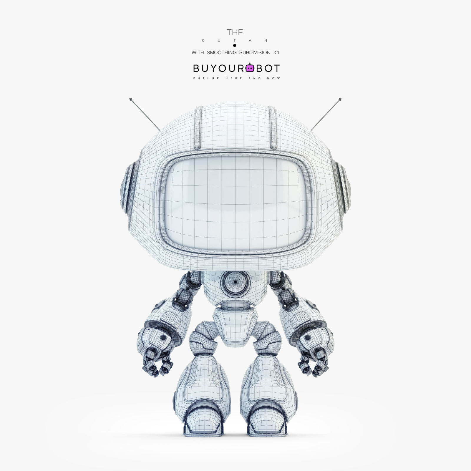 CUTE ROBOT XII 3D model_5