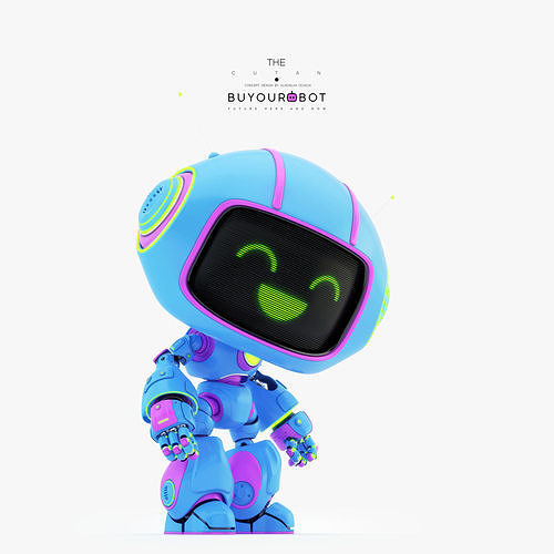 CUTE ROBOT XII 3D model