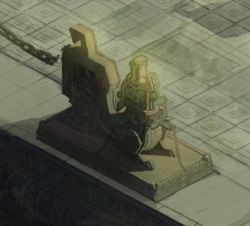 Tang Sky City - Bronze - Statue 02 3D model_5