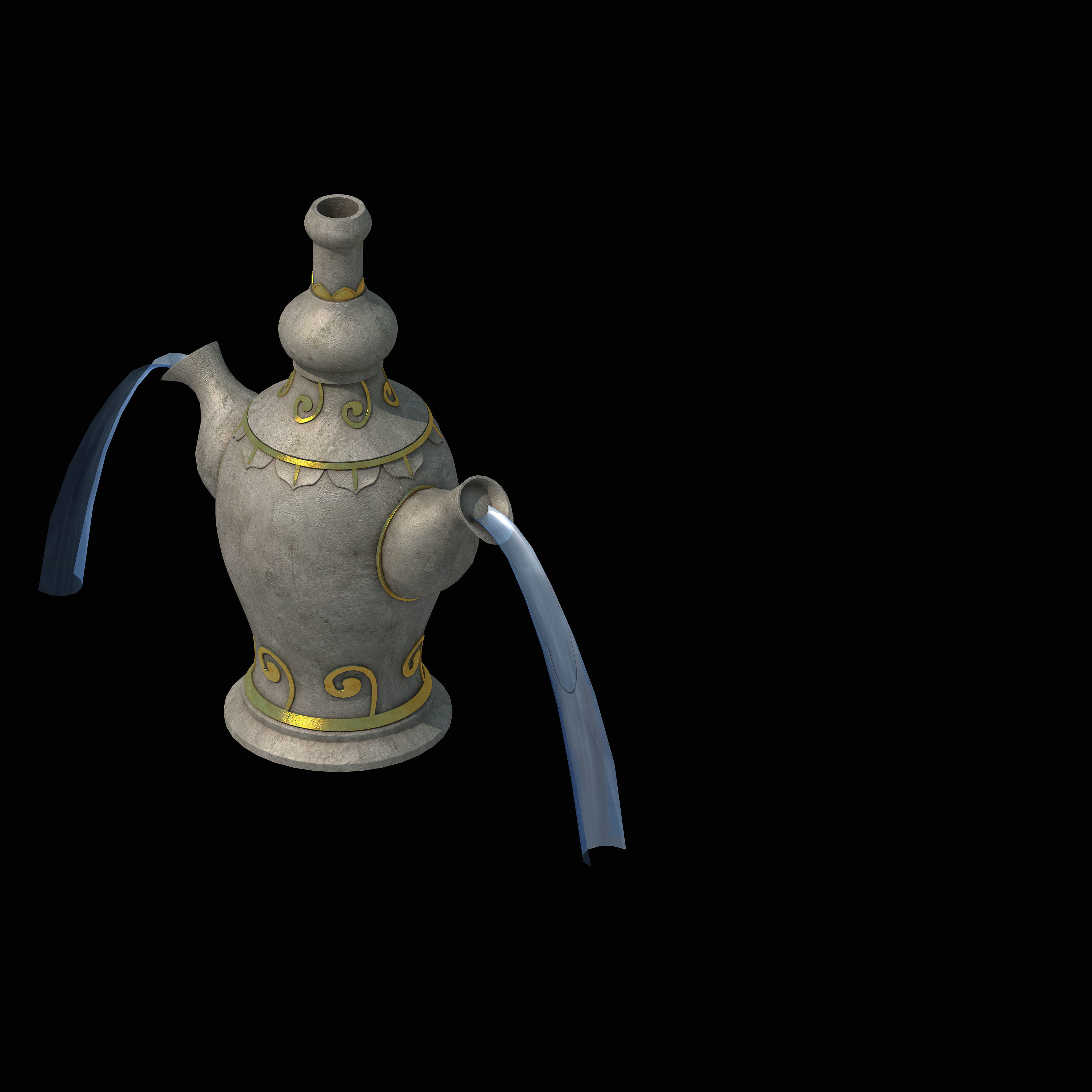 Tang Blacksmith shop - kettle 01 3D model_1