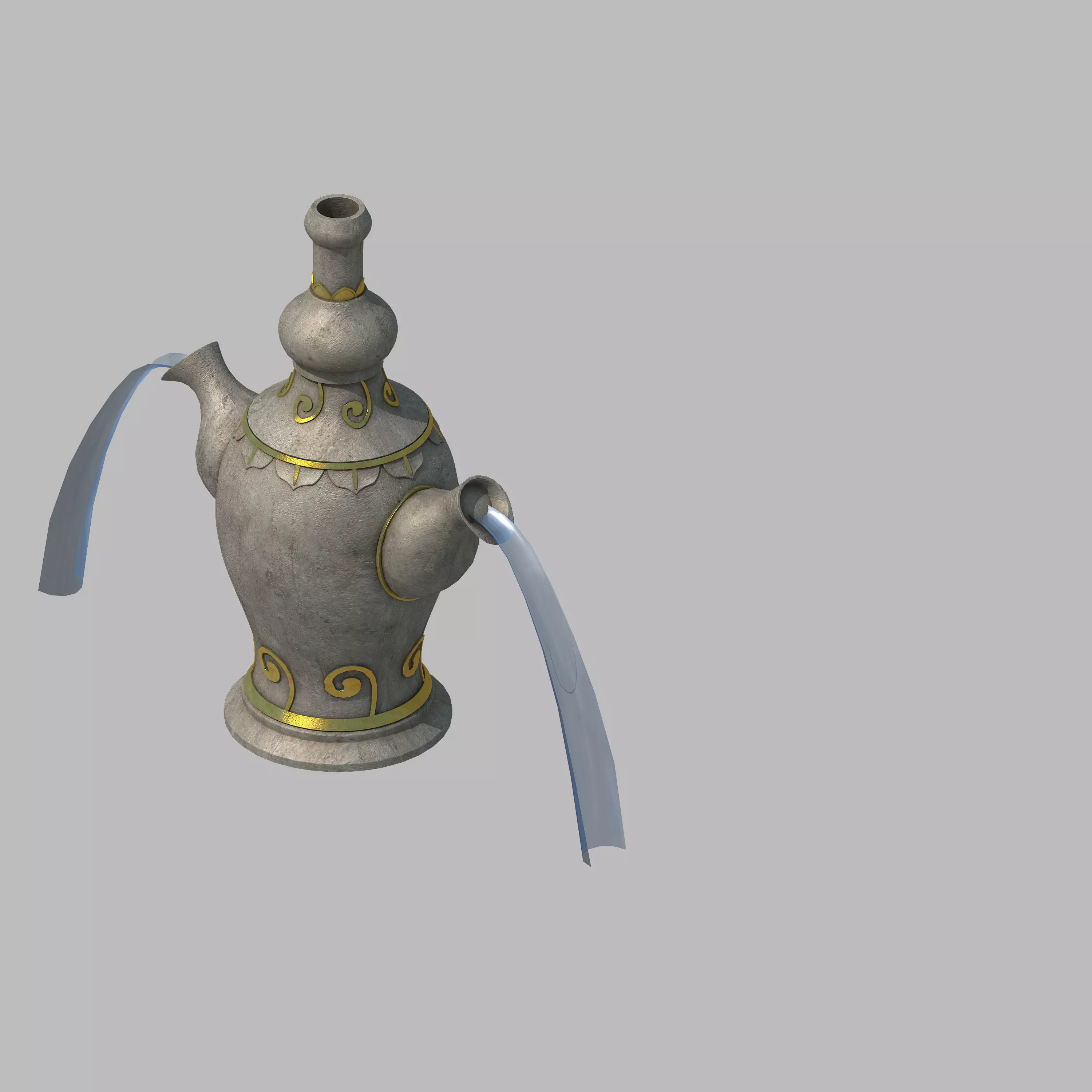 Tang Blacksmith shop - kettle 01 3D model_0