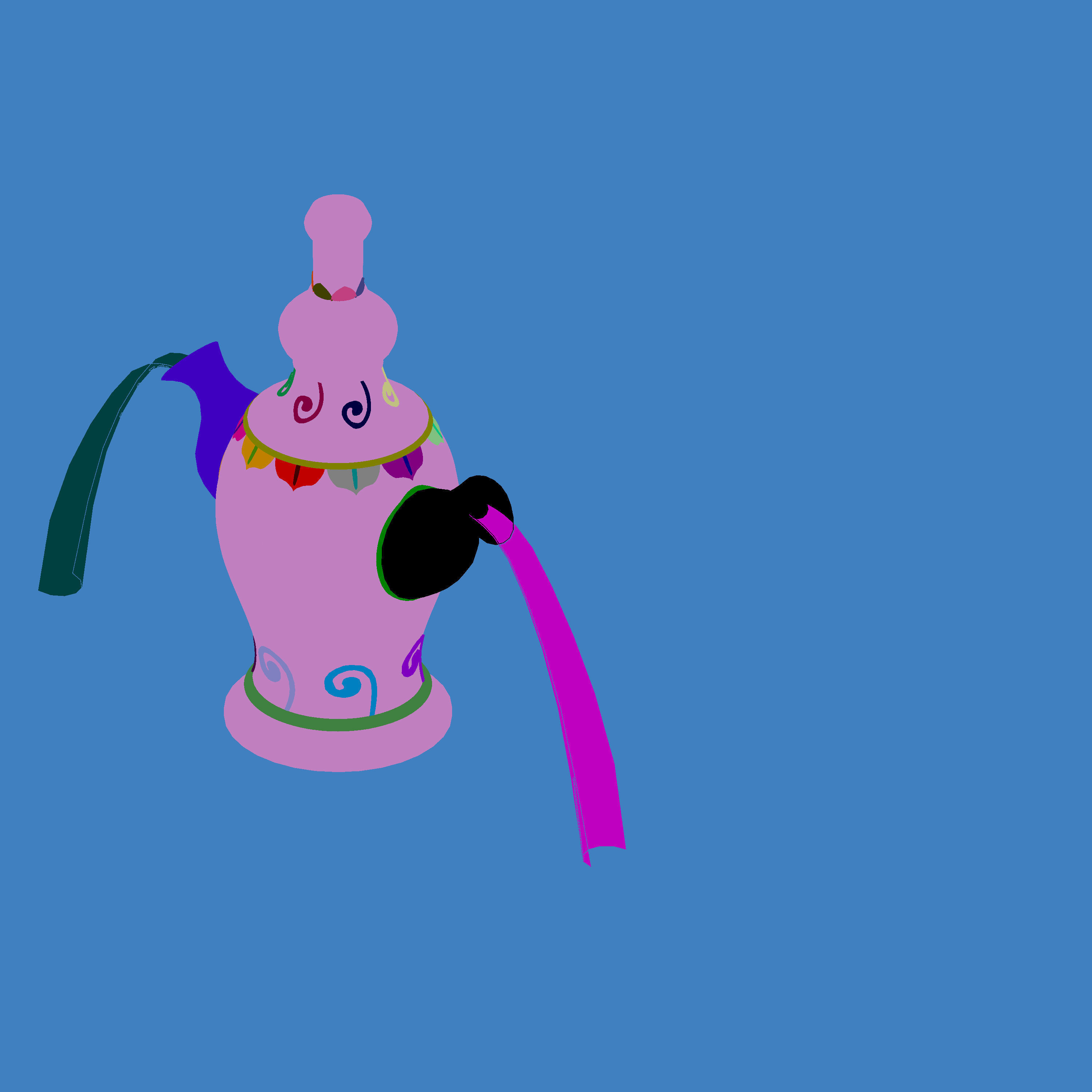 Tang Blacksmith shop - kettle 01 3D model_2