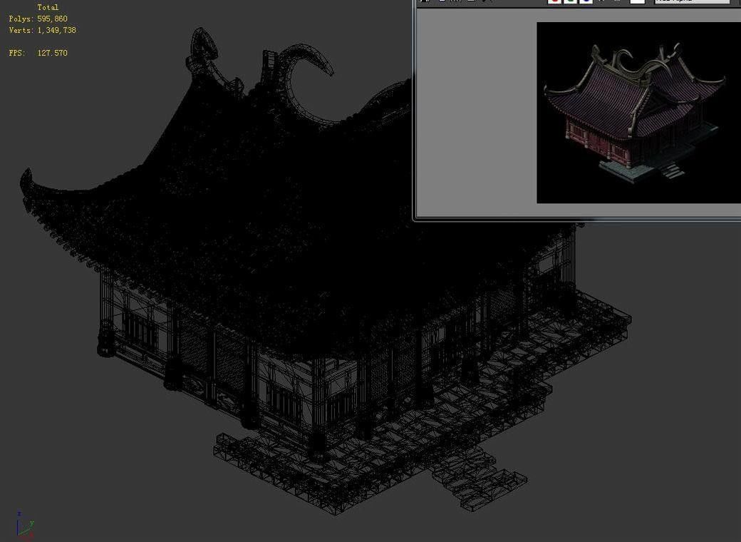 Tang Tongtianhe - Siamese building 01 3D model_5