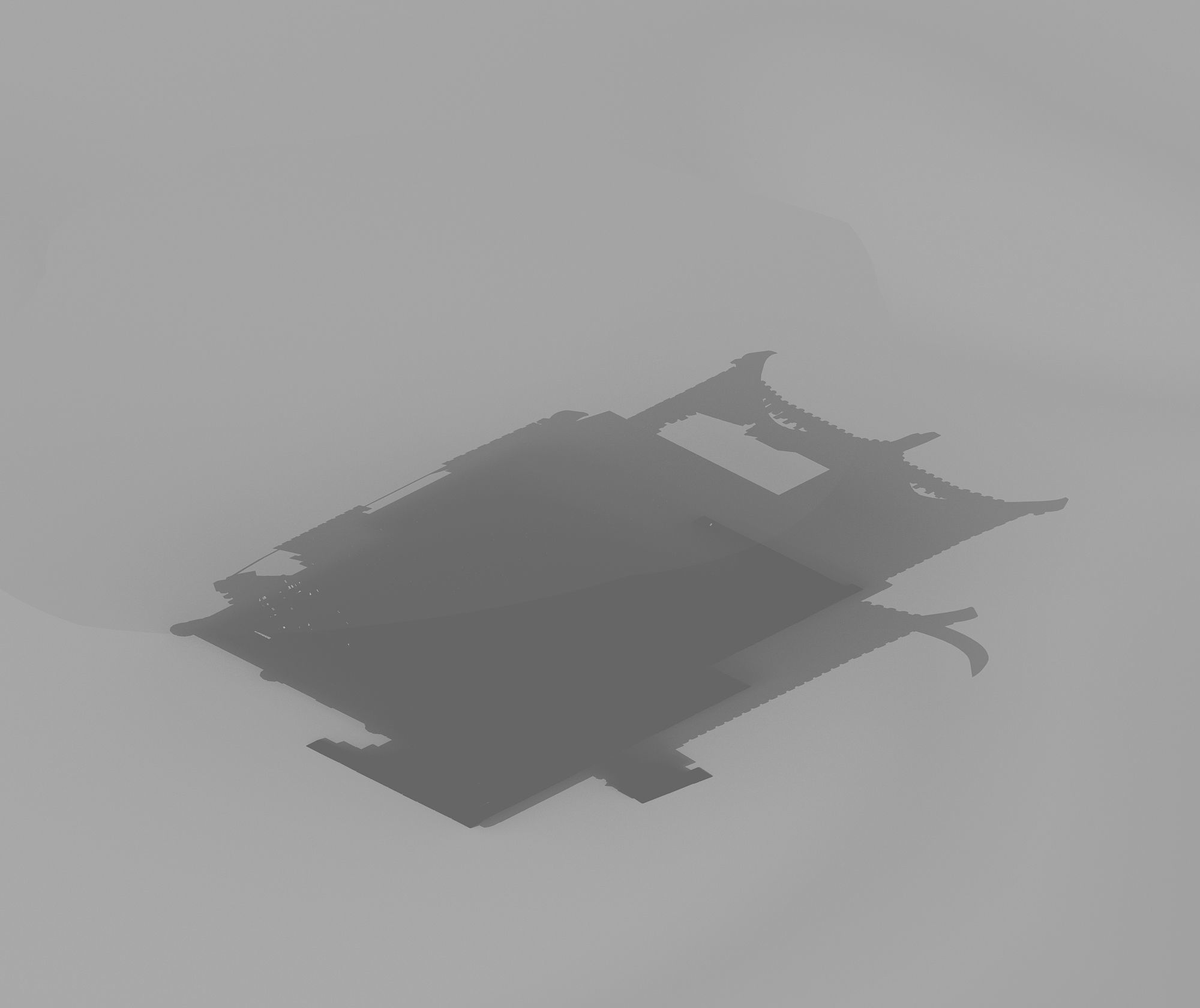 Tang Tongtianhe - Siamese building 01 3D model_4