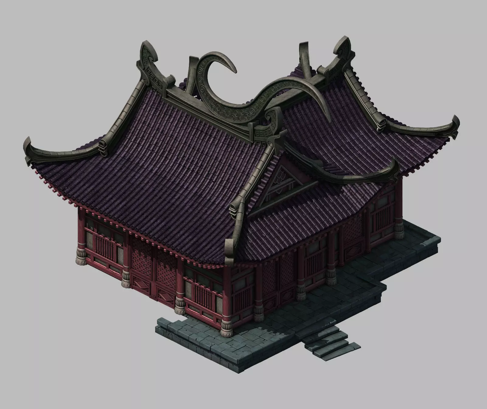Tang Tongtianhe - Siamese building 01 3D model_0