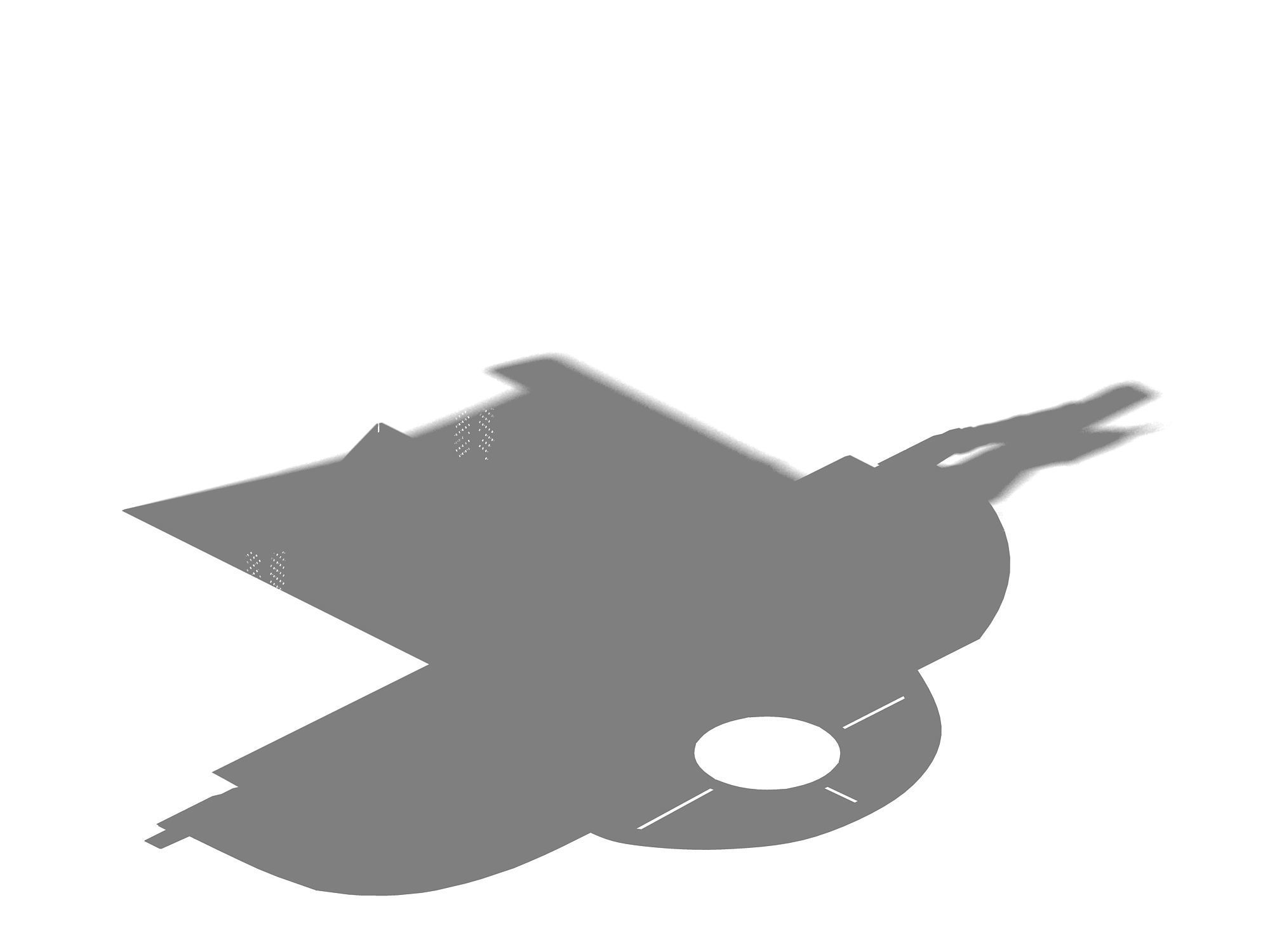 Tang Library - Library Entrance 02 3D model_5