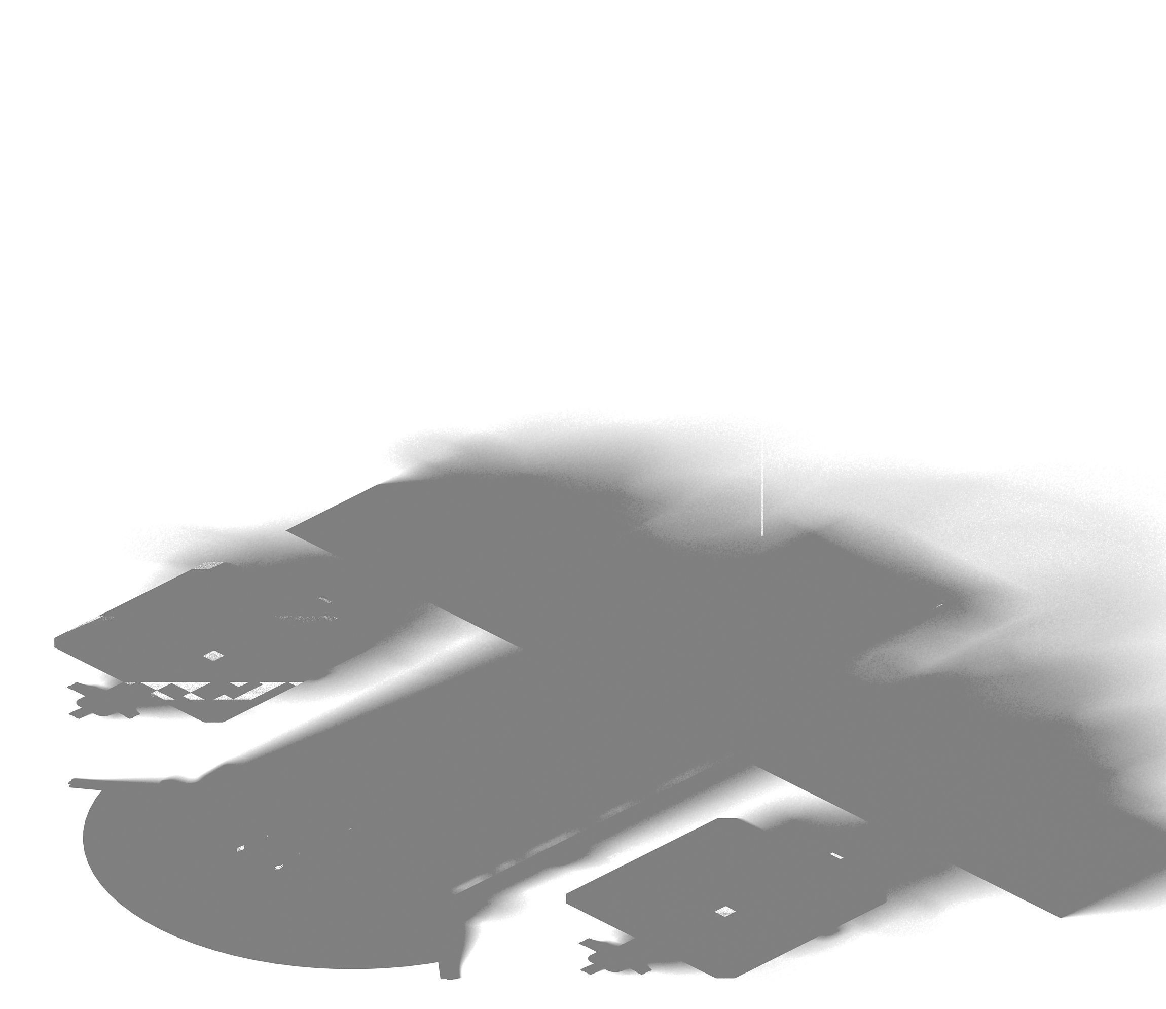 Tang Library - Exit Gate 01 3D model_5