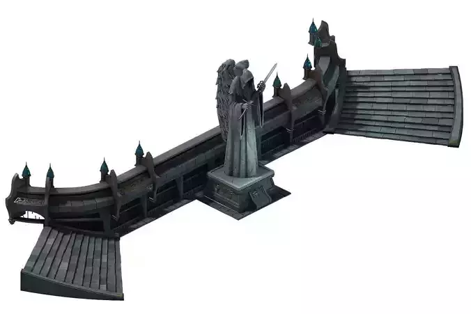 Tang Library - entrance hall 3D model
