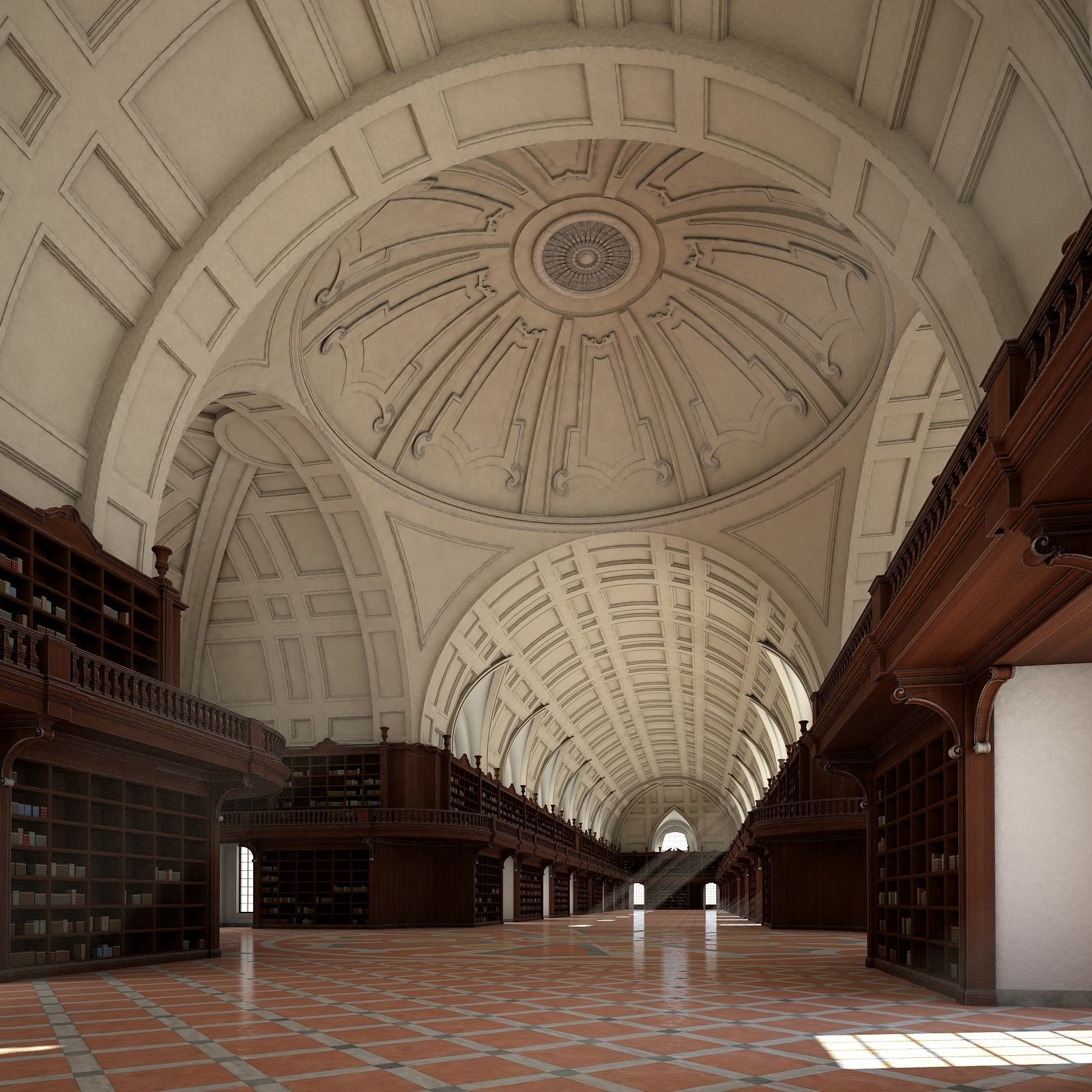 Old Library I 3D model_8