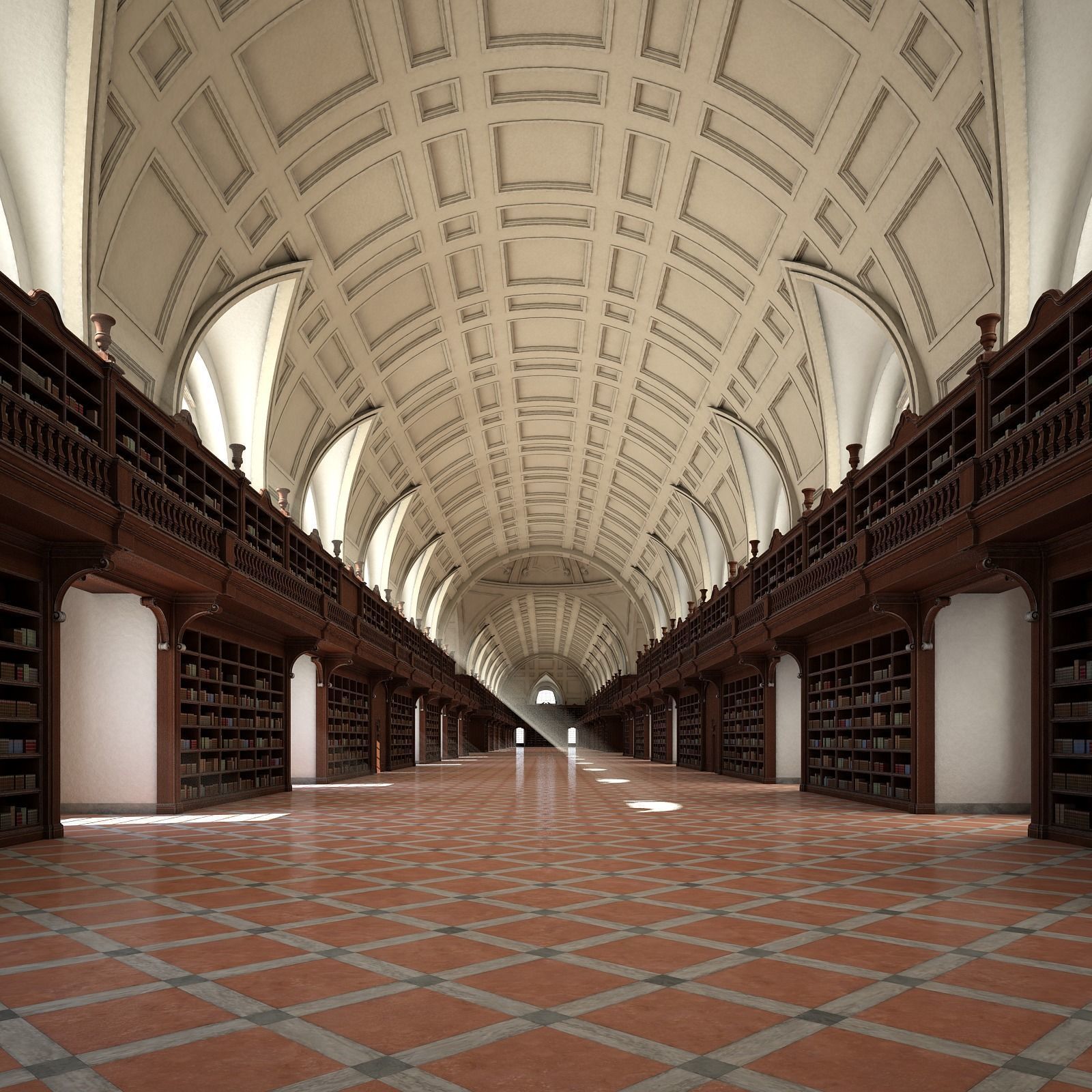 Old Library I 3D model_14