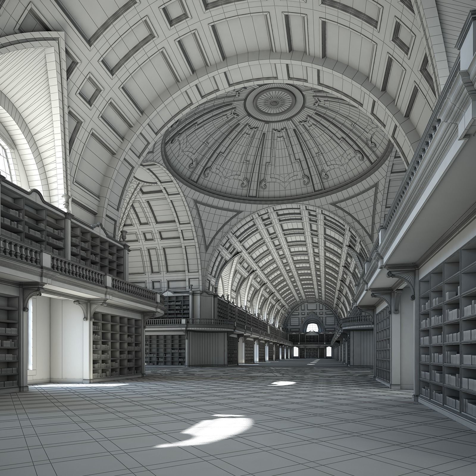 Old Library I 3D model_18