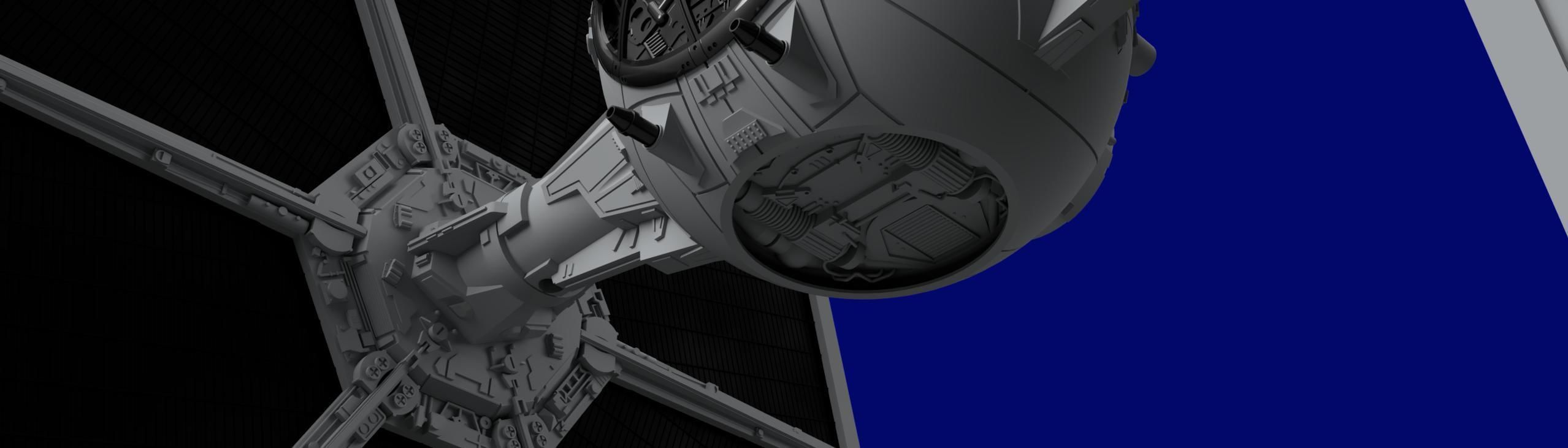 Starwars Tie Fighter 3D print model_5