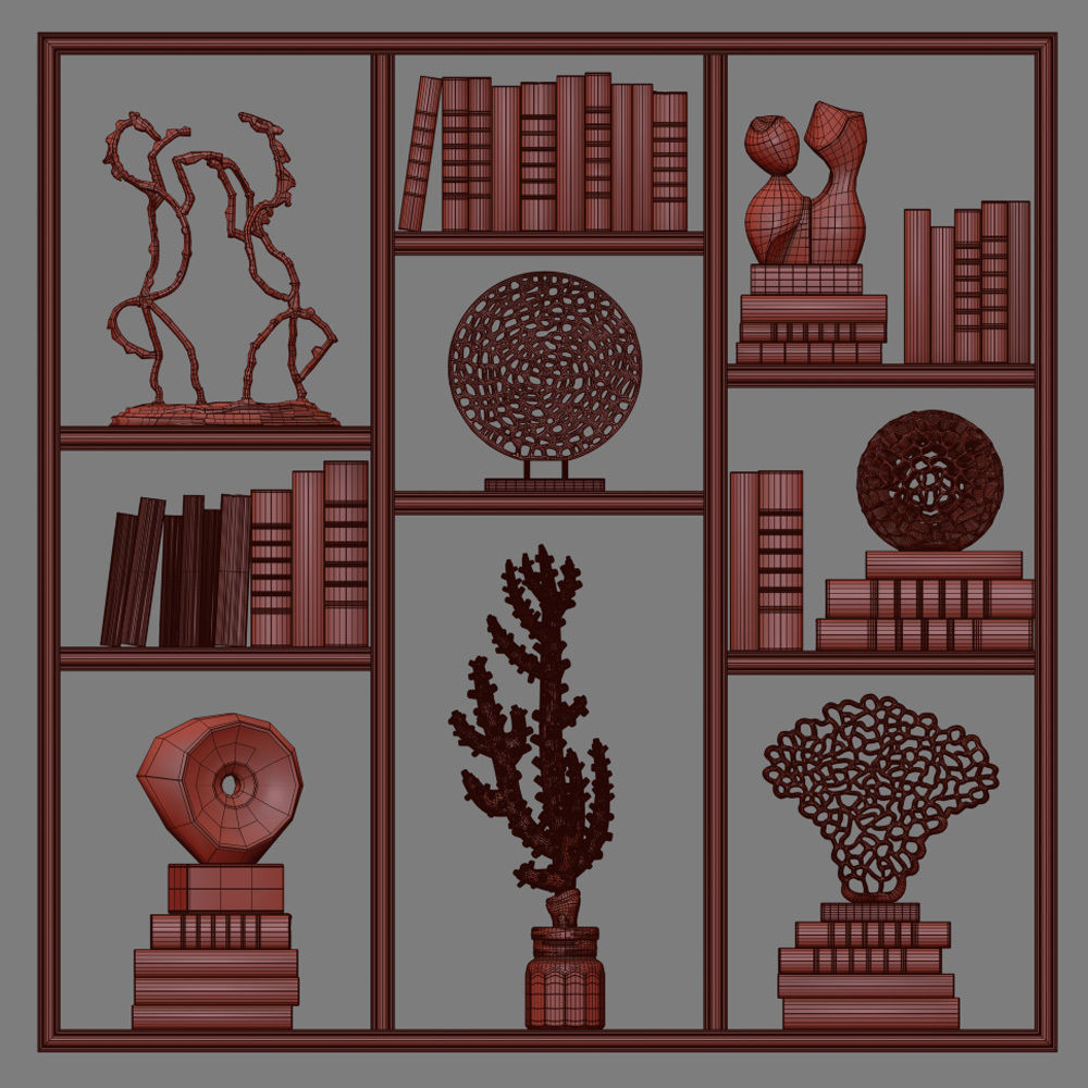 Decor Set 54 3D model_4