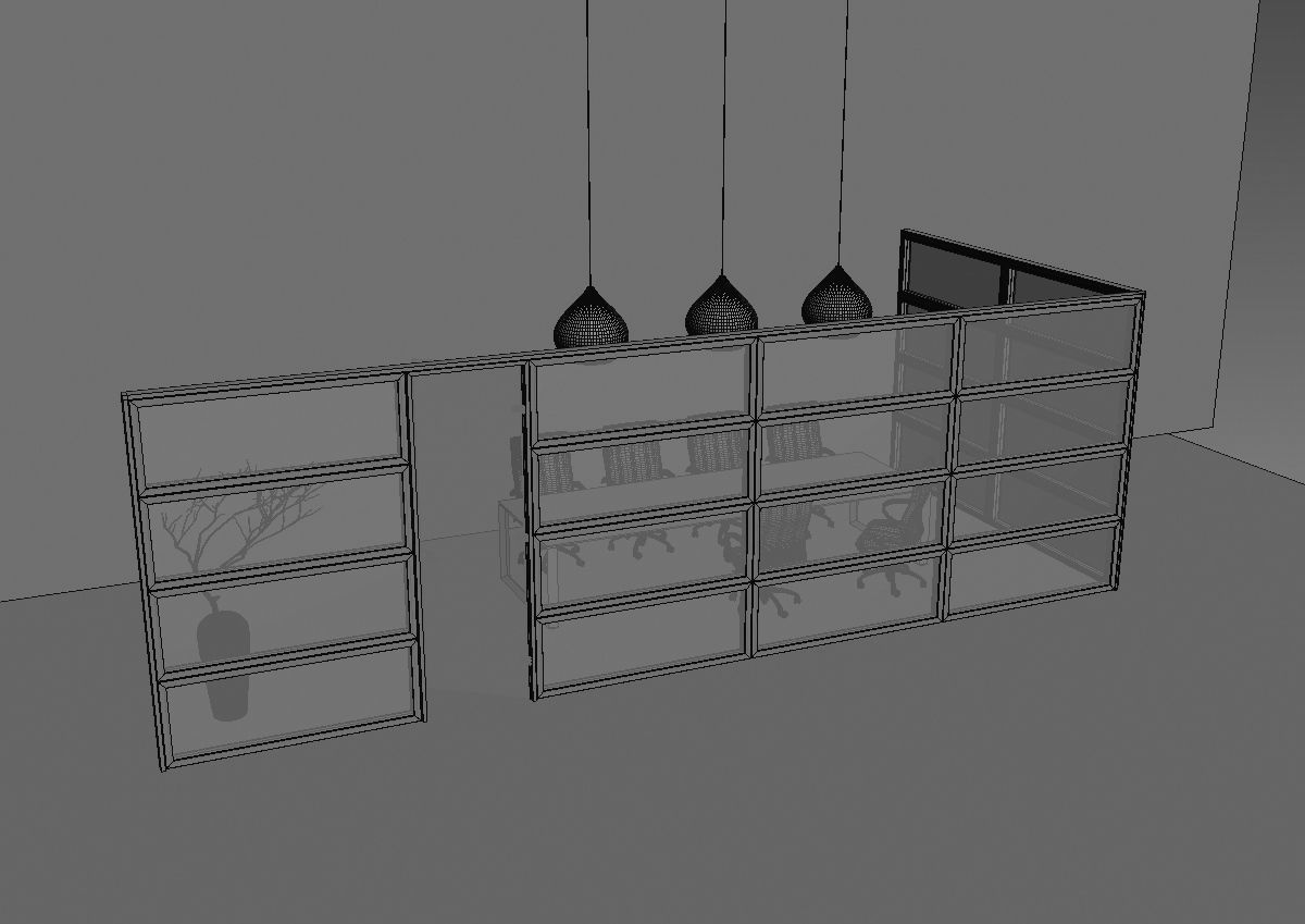 office partiotion my partition a05 3D model_43