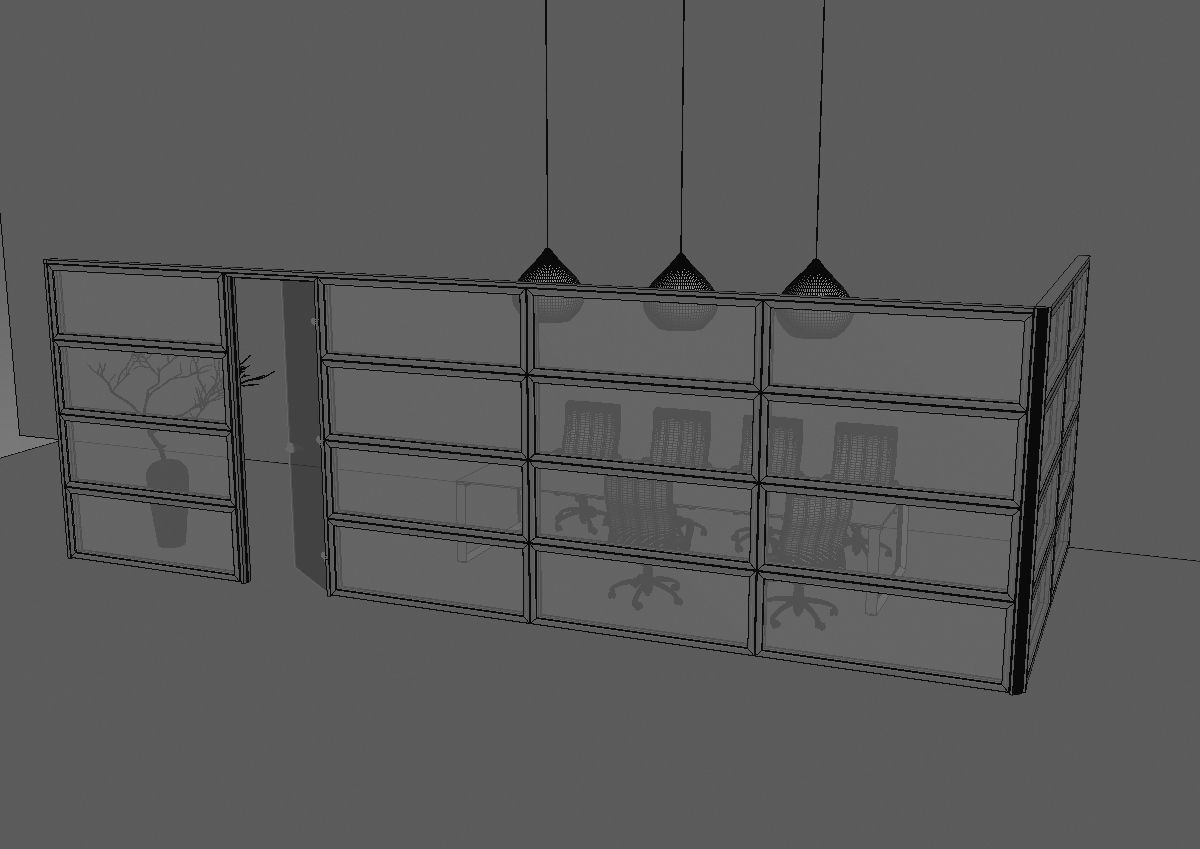 office partiotion my partition a05 3D model_33