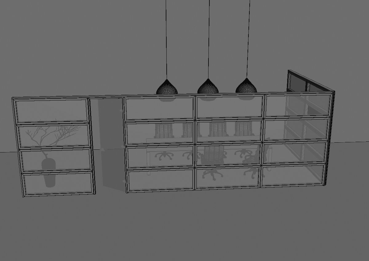 office partiotion my partition a05 3D model_25