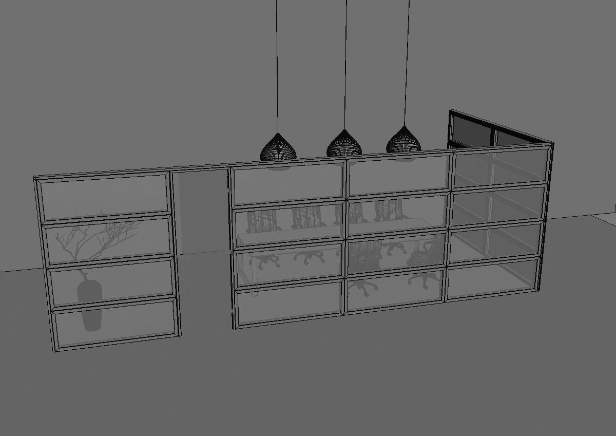 office partiotion my partition a05 3D model_26
