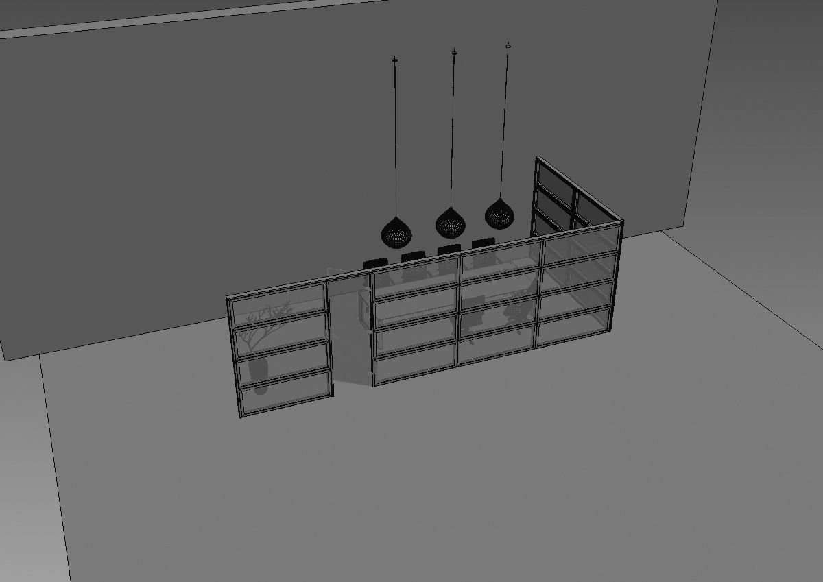 office partiotion my partition a05 3D model_36