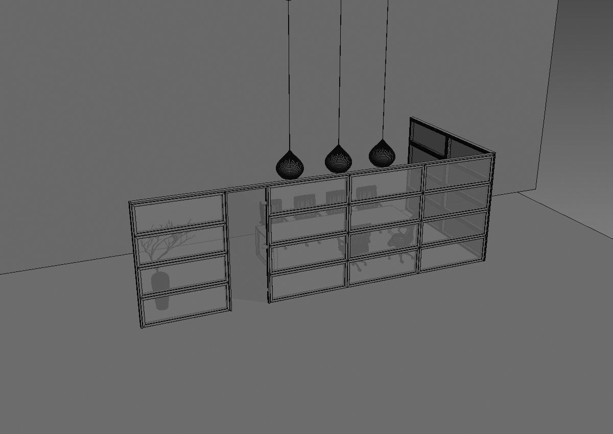 office partiotion my partition a05 3D model_24