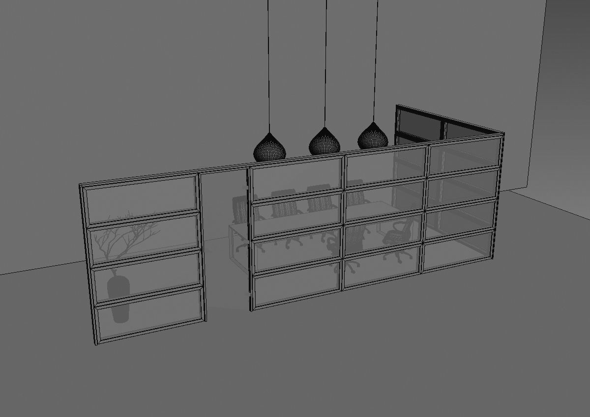 office partiotion my partition a05 3D model_32