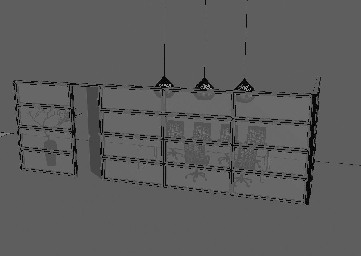 office partiotion my partition a05 3D model_42