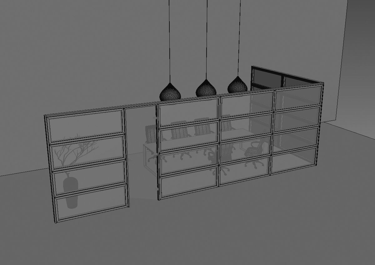 office partiotion my partition a05 3D model_31