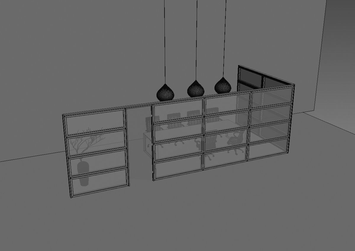 office partiotion my partition a05 3D model_41