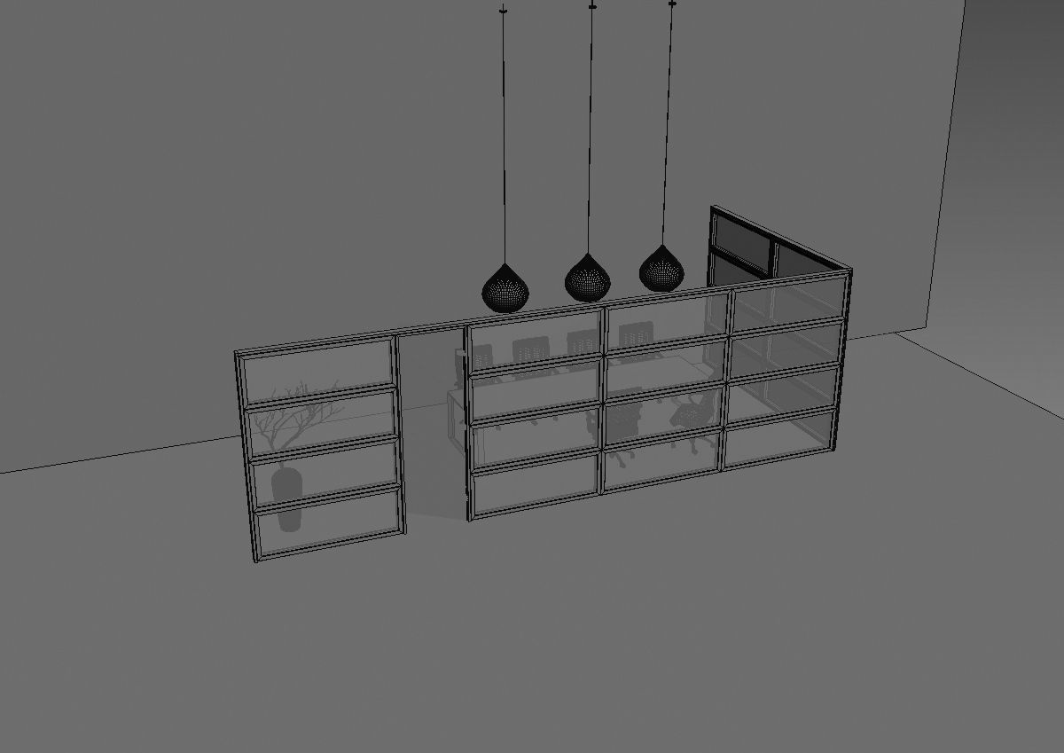 office partiotion my partition a05 3D model_29