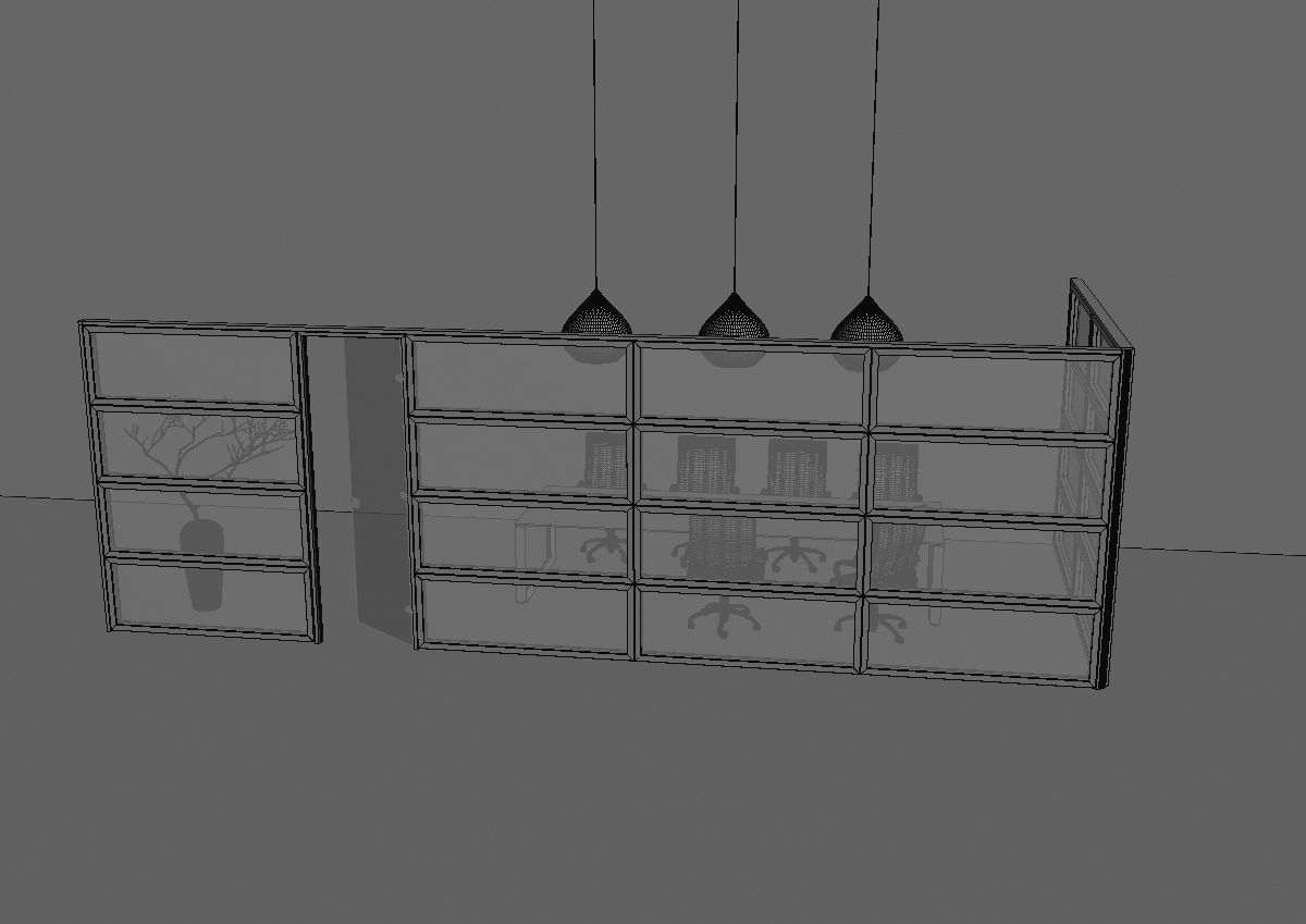 office partiotion my partition a05 3D model_40