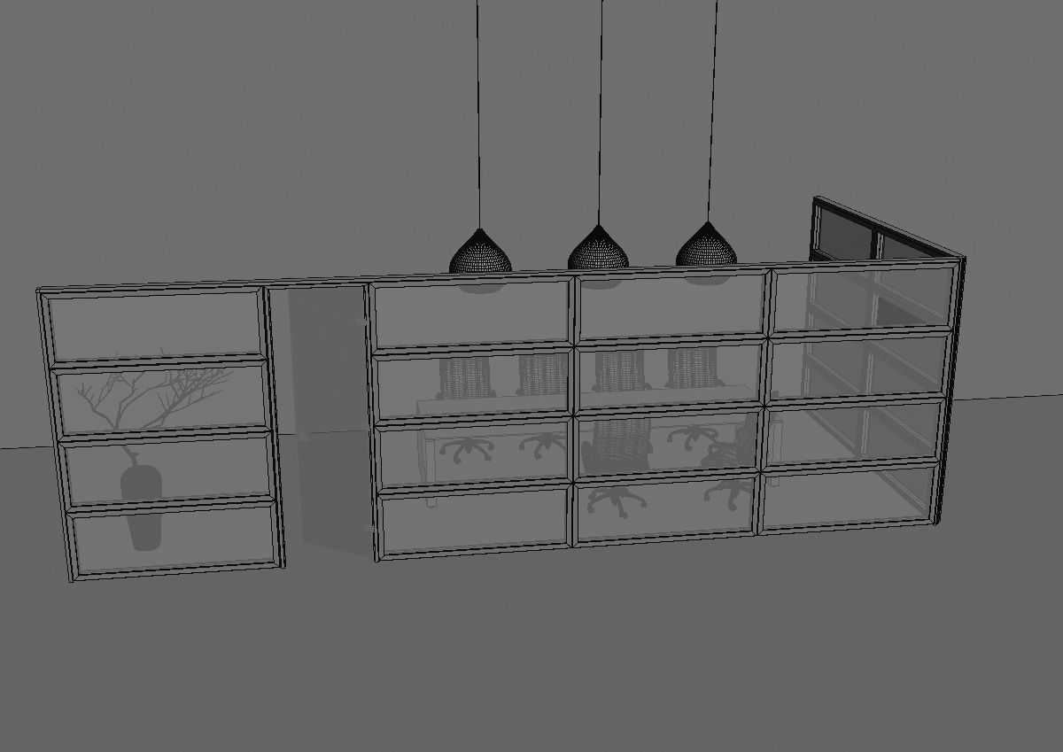 office partiotion my partition a05 3D model_35